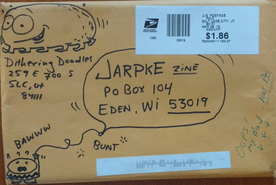 Dithering Doodles Envelope Design